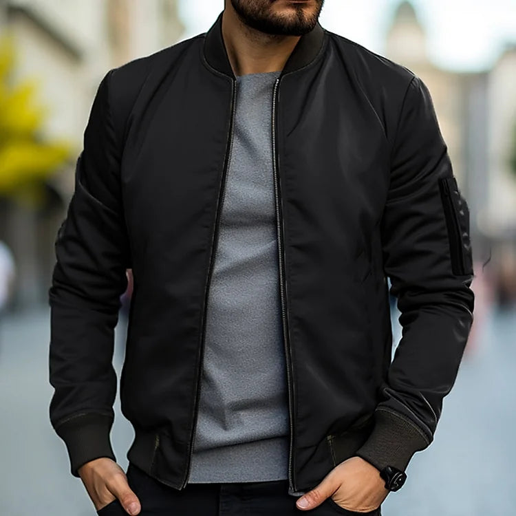 Derek | Stylische Militär-Bomberjacke für alle Jahreszeiten