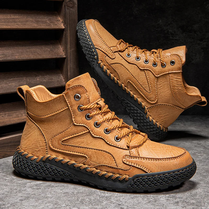 Ernie | Langlebige, Bequeme, Wasserdichte Leder-Wanderschuhe