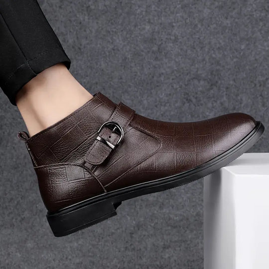 Jameson | Langlebige Leder Ranger Stiefel für Männer, Bequeme Passform
