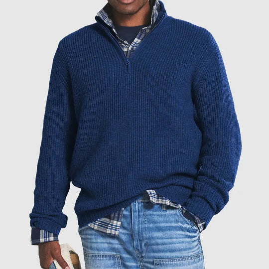 Brandy | Stylish Half Zip Sweater for Comfort & Warmth