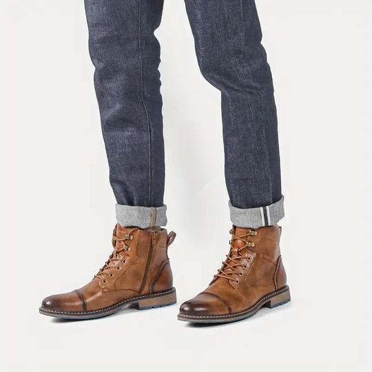 Dallas | Luxurious Handcrafted Leather Oxford Boots for Men