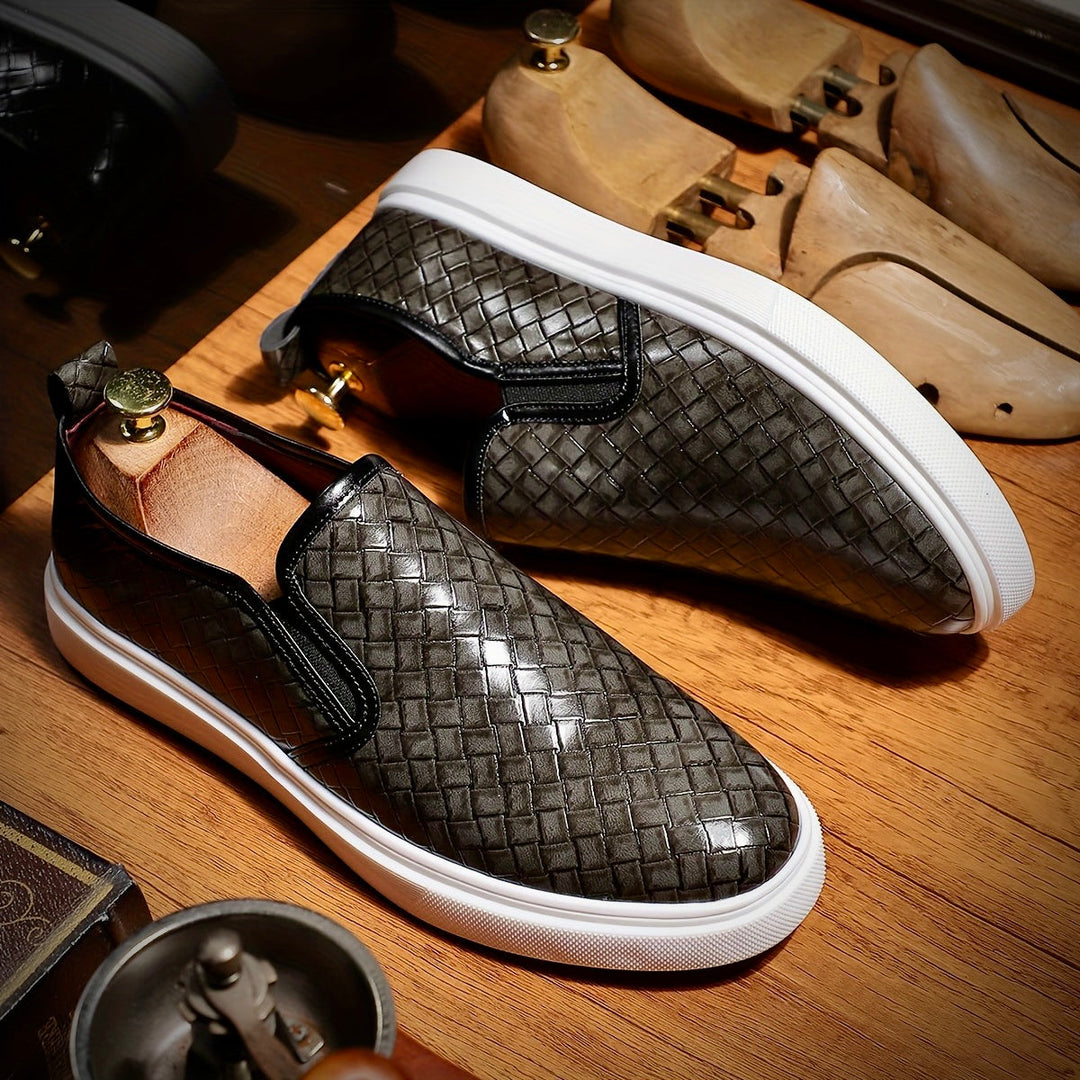 Darius | Premium Graf Leather Slip-On Shoes for Comfort