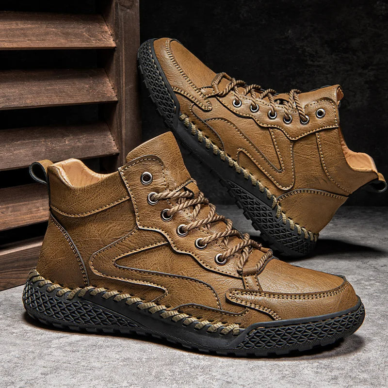 Ernie | Langlebige, Bequeme, Wasserdichte Leder-Wanderschuhe