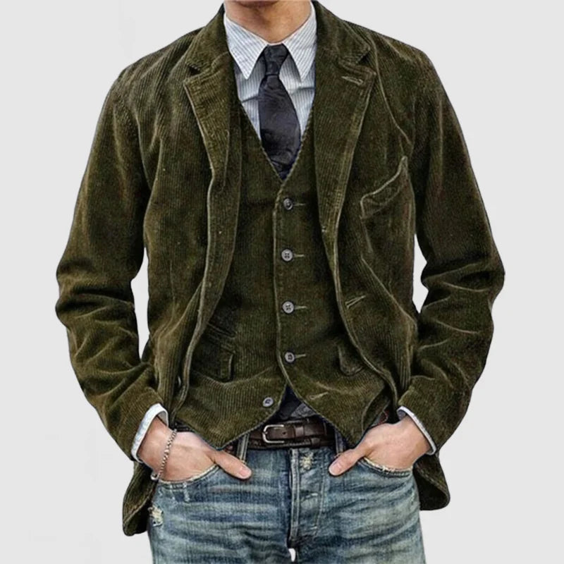 Sheldon | Klassische Blazer- und Weste-Kombination für zeitlosen Stil