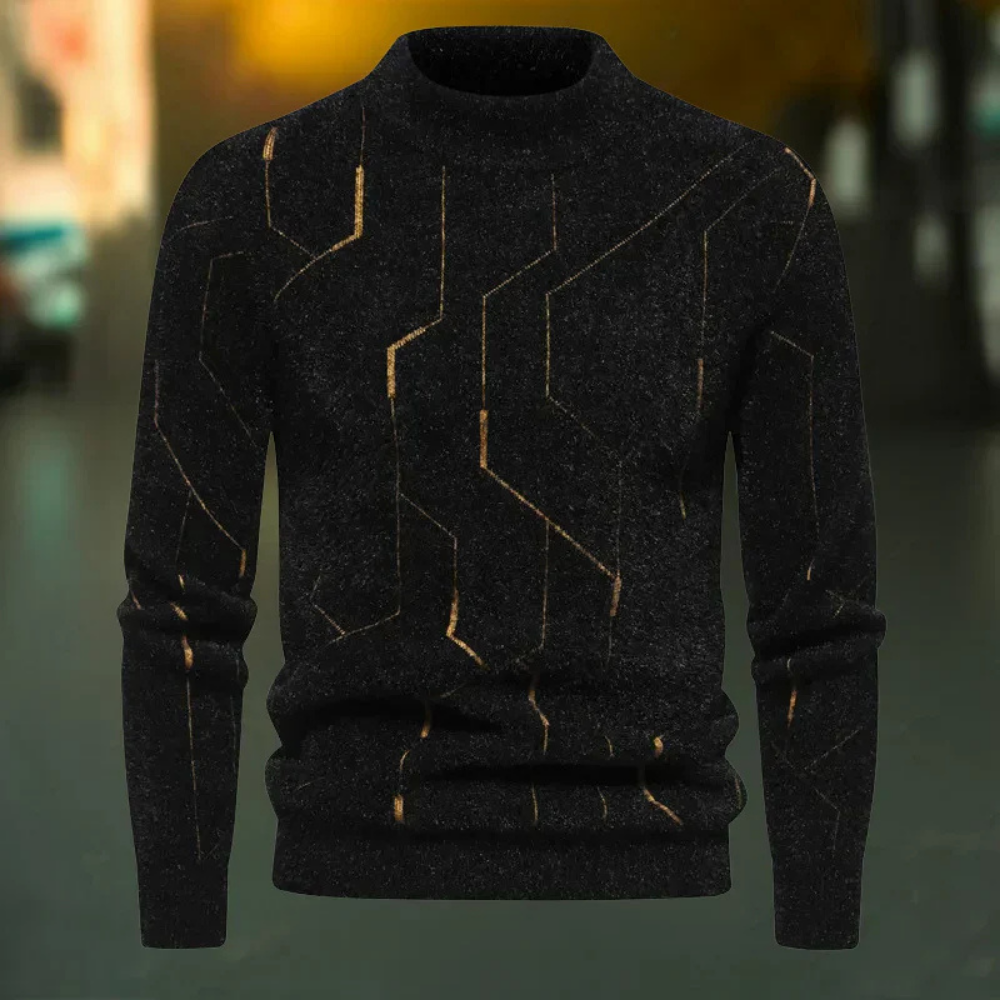 Thom | Stylish Geometric Design Sweater, Cozy Warmth, Perfect Fit
