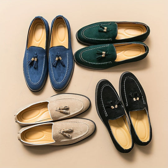 Daxton | Zeitloser Komfort und Stil in Wildleder Slippern