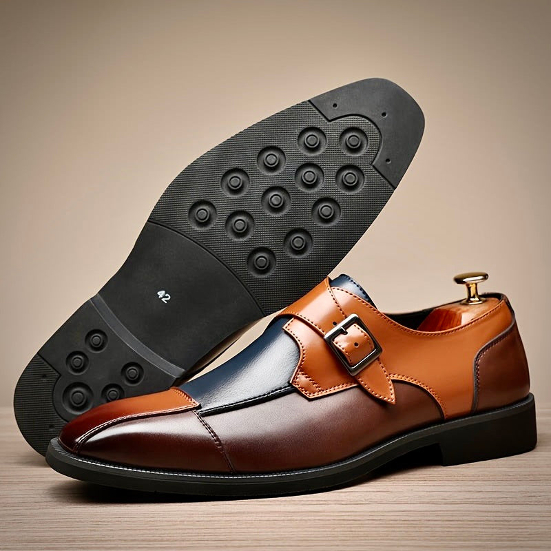 Quinlan | Stylish Single Monk Strap Shoes for Comfort and Versatility