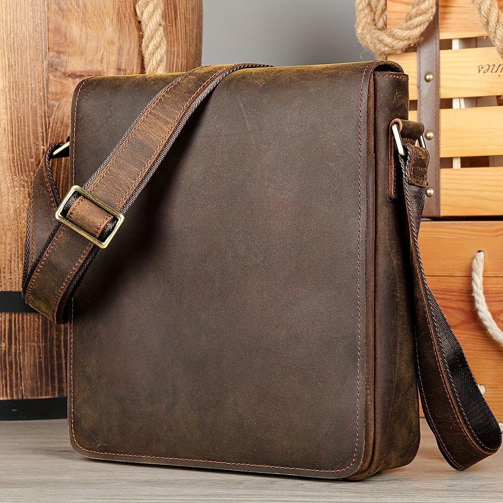 Weston | Klassische Leder-Umhängetasche mit strapazierfähigem Design