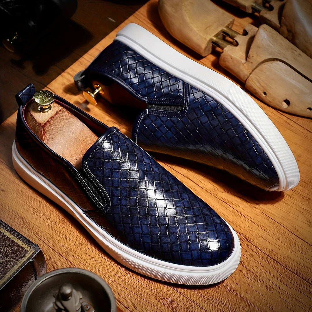 Darius | Premium Graf Leather Slip-On Shoes for Comfort