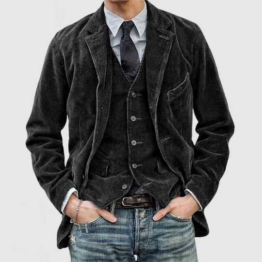 Sheldon | Klassische Blazer- und Weste-Kombination für zeitlosen Stil