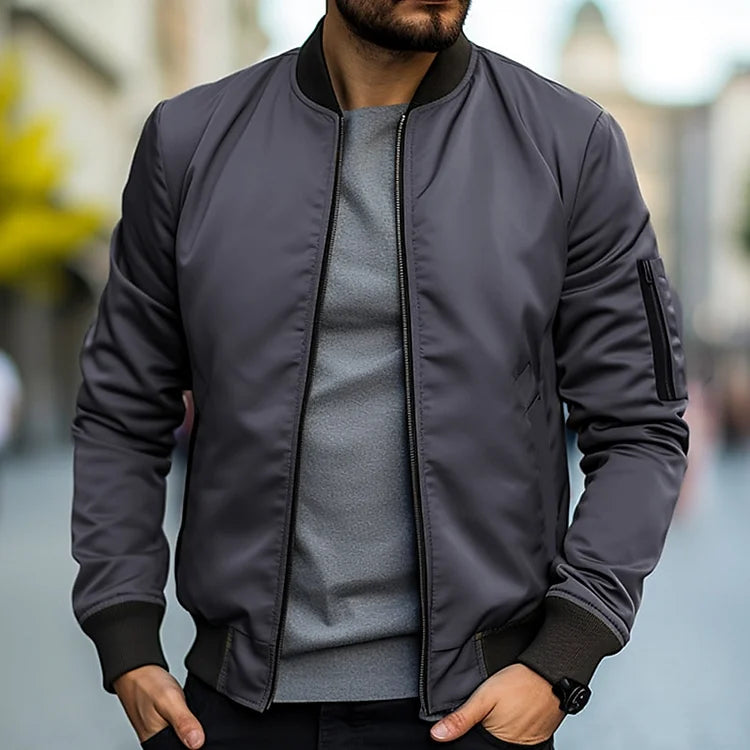 Derek | Stylische Militär-Bomberjacke für alle Jahreszeiten