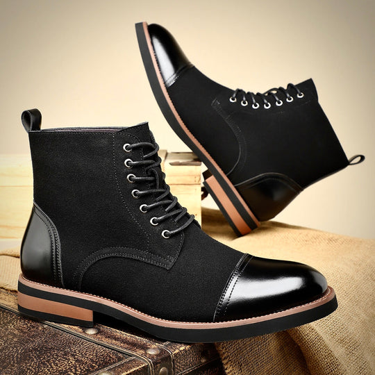 Blaze | Premium Oxford Leather Boots for Comfort and Style