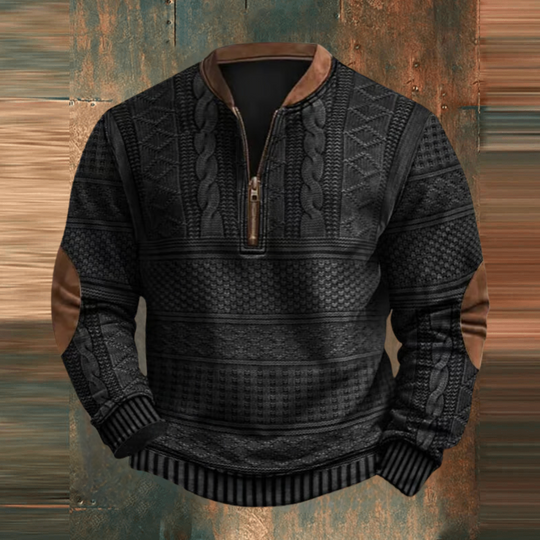 Evans | Herren Klassischer Retro Strickpullover