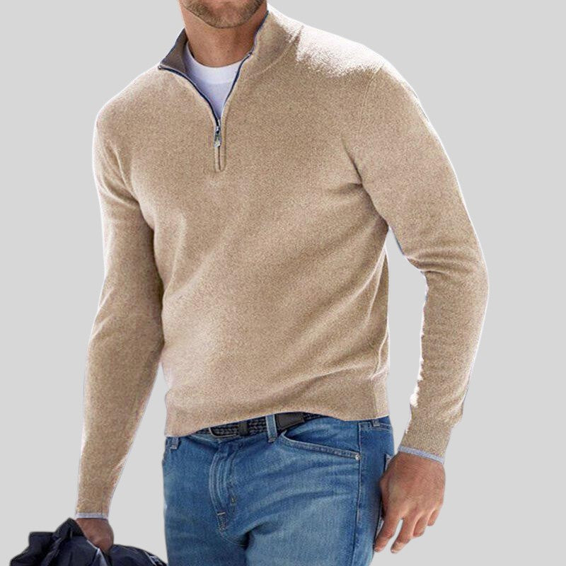 Ollie | Premium Men's Half-Zip Sweater for Comfort and Style