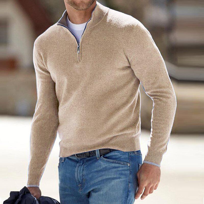Ollie | Premium Men's Half-Zip Sweater for Comfort and Style
