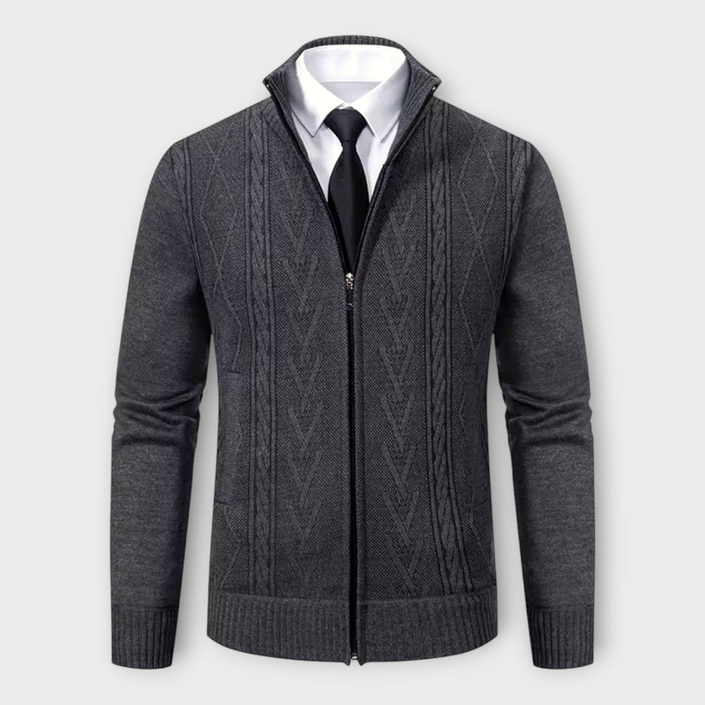 Lucan | Stylish Knit Zip-Up Sweater for Men, Comfortable & Versatile