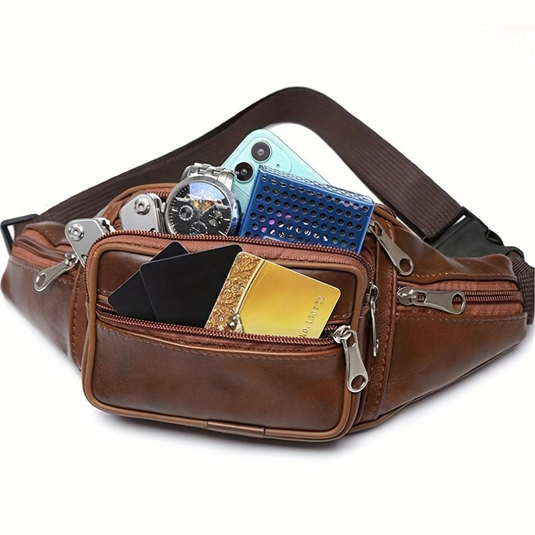 Reid | Premium-Leder Herren Hüft-Brusttasche für Komfort und Stil