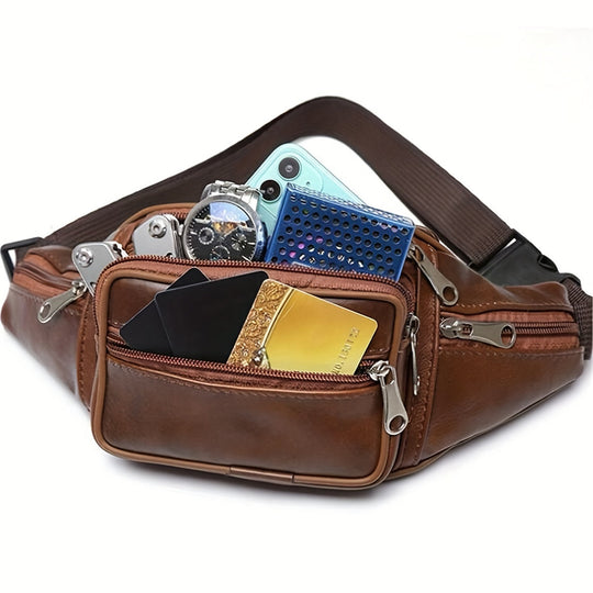 Reid | Premium-Leder Herren Hüft-Brusttasche für Komfort und Stil