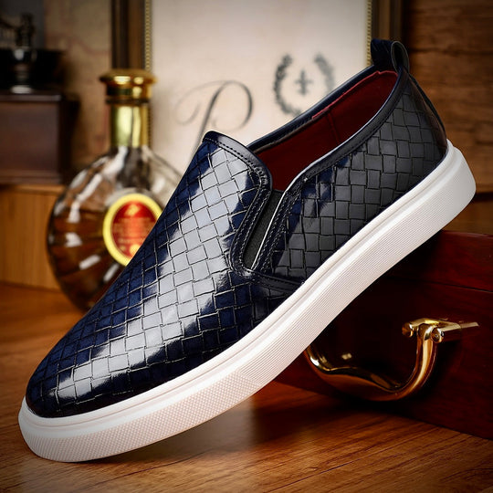Darius | Premium Graf Leather Slip-On Shoes for Comfort