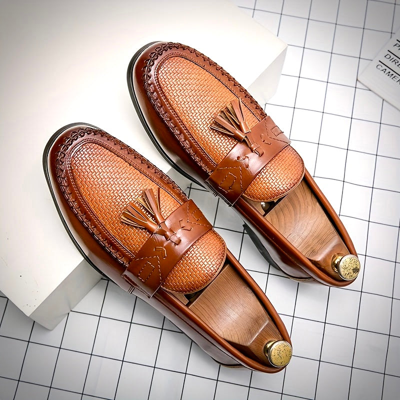 Vance | Klassische Leder Slipper für zeitlosen Stil