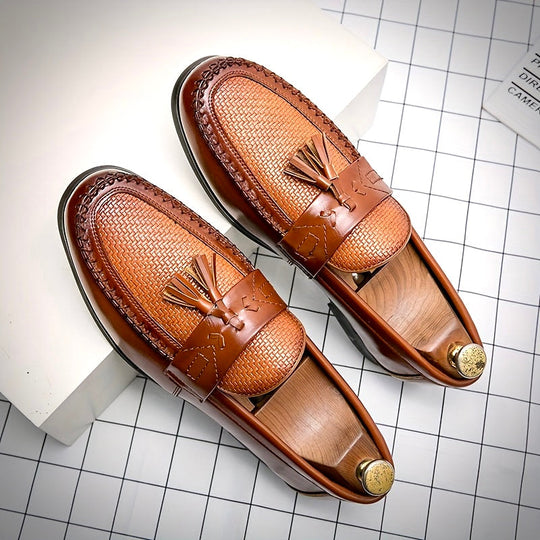 Vance | Klassische Leder Slipper für zeitlosen Stil