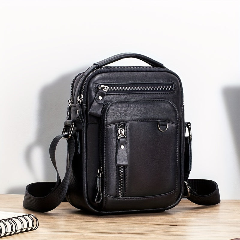 Winston | Stylish Vintage Leather Sling Bag for Men