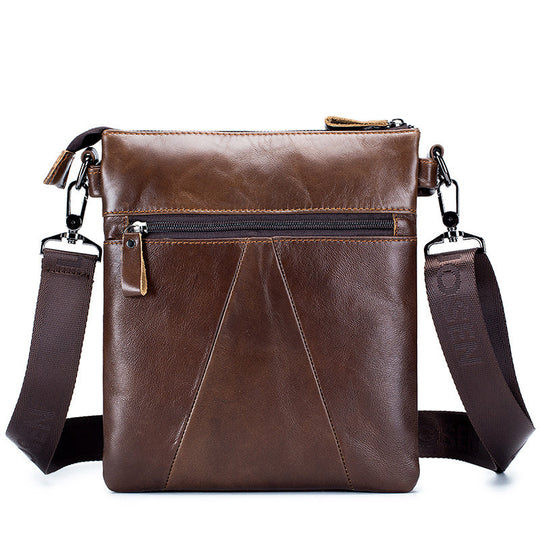 Vaughn | Vielseitige Leder-Schultertasche für den täglichen Gebrauch