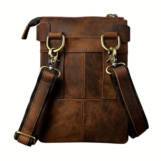 Sawyer | Stylische Vintage-Leder-Gürteltasche für Männer