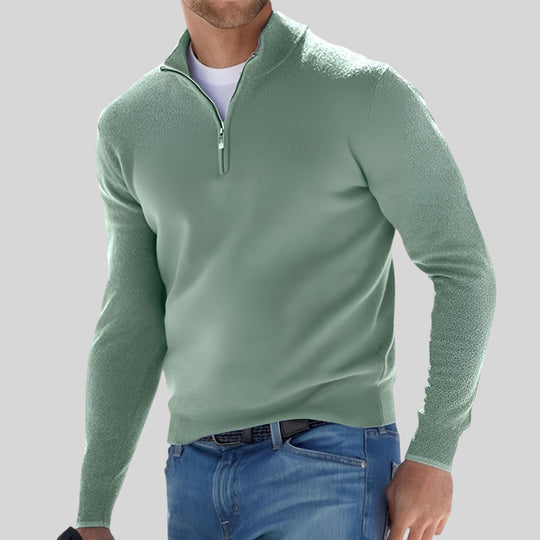 Ollie | Premium Men's Half-Zip Sweater for Comfort and Style