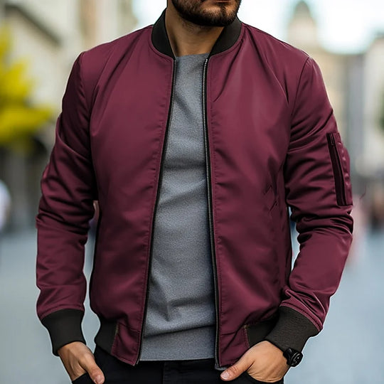 Derek | Stylische Militär-Bomberjacke für alle Jahreszeiten