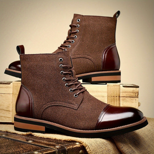 Blaze | Premium Oxford Leather Boots for Comfort and Style