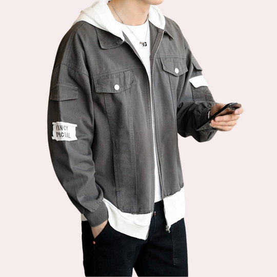 Milen | Stilvoller Denim-Hoodie für Herren