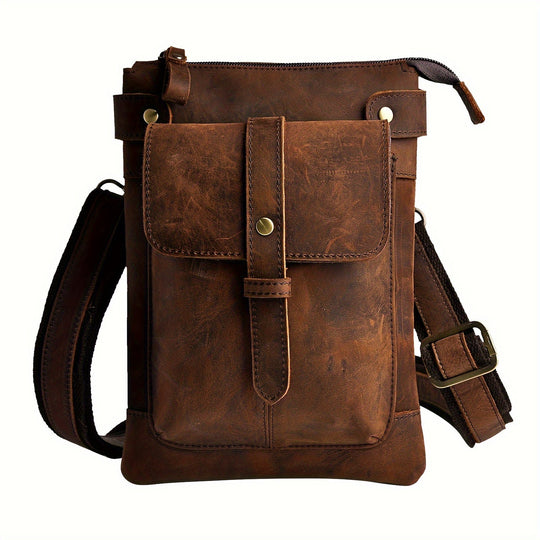 Sawyer | Stylische Vintage-Leder-Gürteltasche für Männer