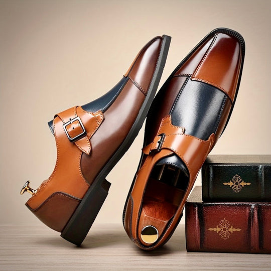 Quinlan | Stylish Single Monk Strap Shoes for Comfort and Versatility