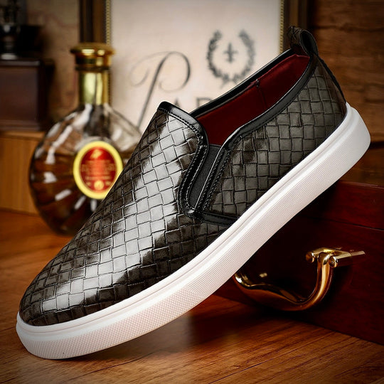 Darius | Premium Graf Leather Slip-On Shoes for Comfort