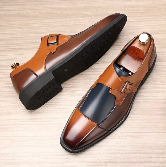 Quinlan | Stylish Single Monk Strap Shoes for Comfort and Versatility