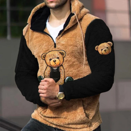 Abel | Gemütlicher, stilvoller und warmer Plüsch-Hoodie für Herren