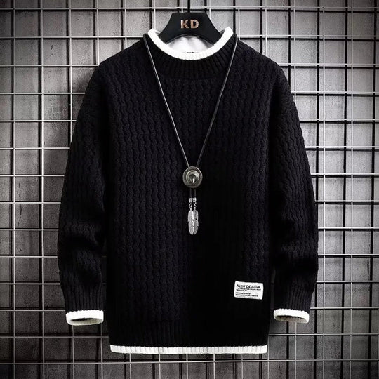 Leroy | Gemütlicher, dicker Strickpullover für Komfort und Stil