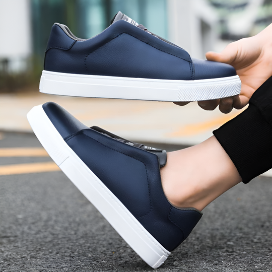 Tim | Stylische umweltfreundliche vegane Leder-Sneaker für ganztäglichen Komfort