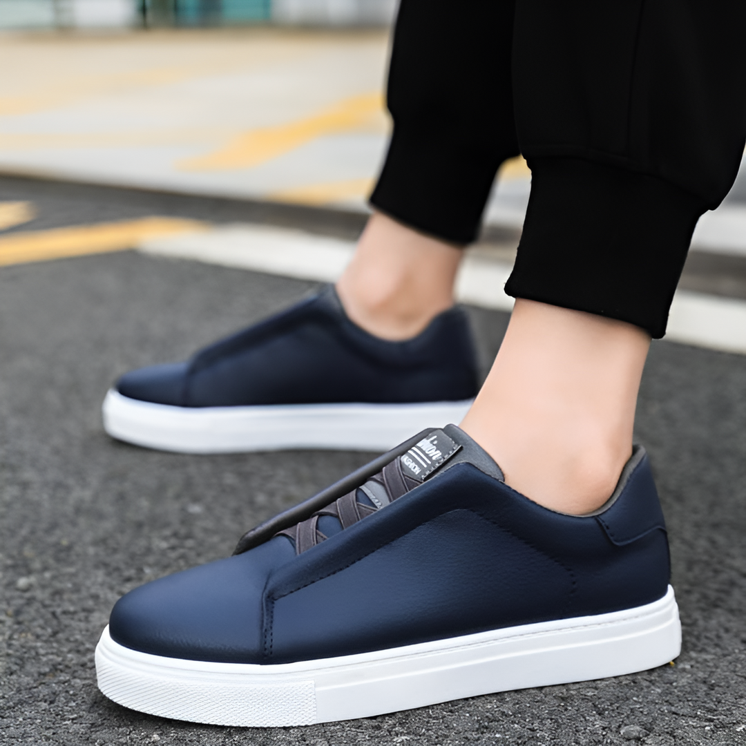 Tim | Stylische umweltfreundliche vegane Leder-Sneaker für ganztäglichen Komfort