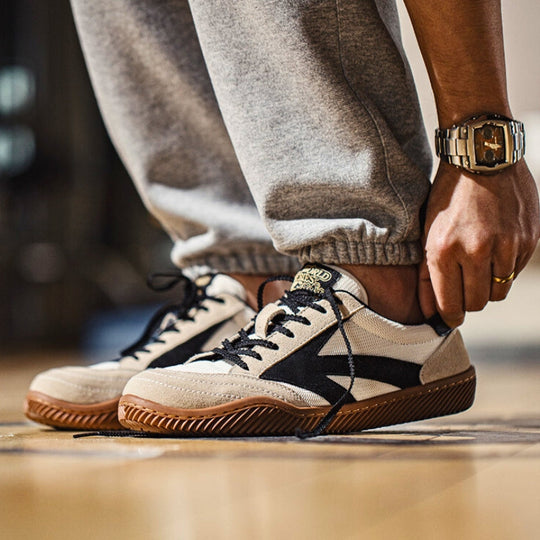Breeze - Men's Sneakers Leather Retro Design, Comfortable & Lightweight 2