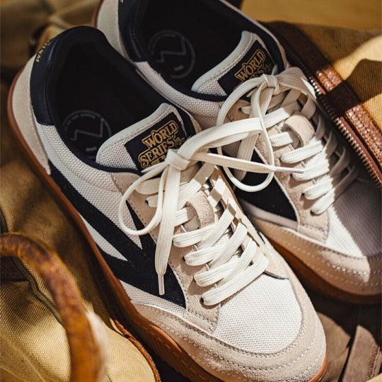 Breeze - Men's Sneakers Leather Retro Design, Comfortable & Lightweight 5