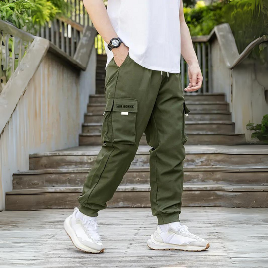 Athanasios | Stylish Cargo Pants with Adjustable Drawstring