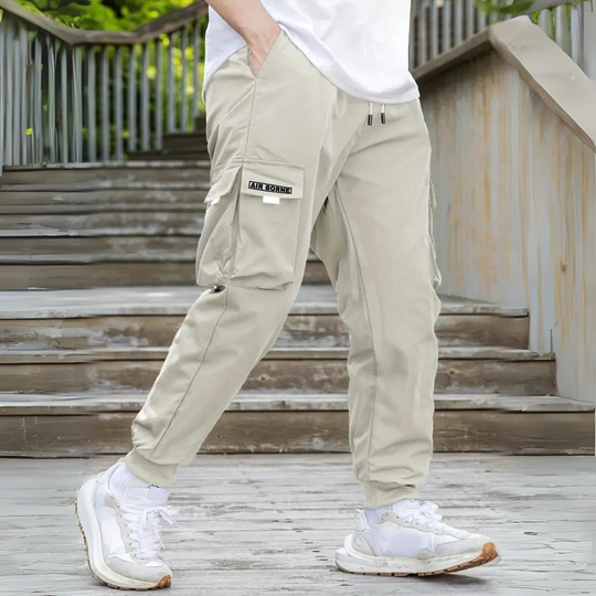 Athanasios | Stylish Cargo Pants with Adjustable Drawstring