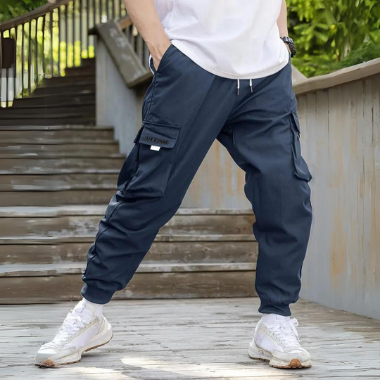 Athanasios | Stylish Cargo Pants with Adjustable Drawstring