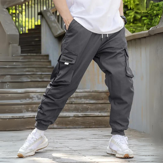 Athanasios | Stylish Cargo Pants with Adjustable Drawstring