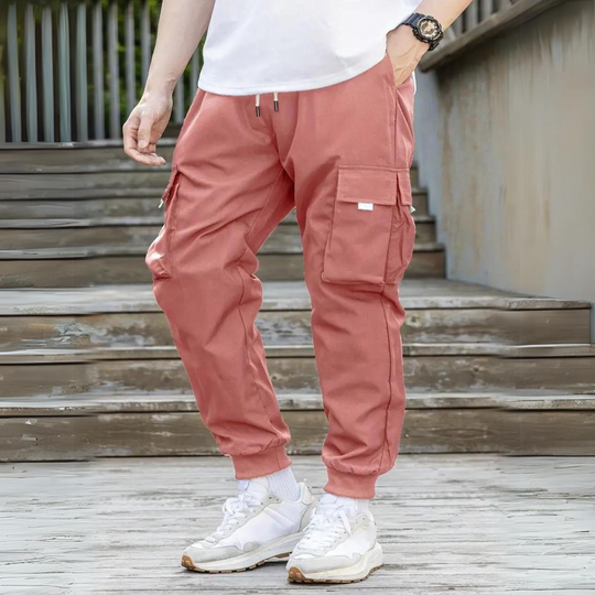 Athanasios | Stylish Cargo Pants with Adjustable Drawstring