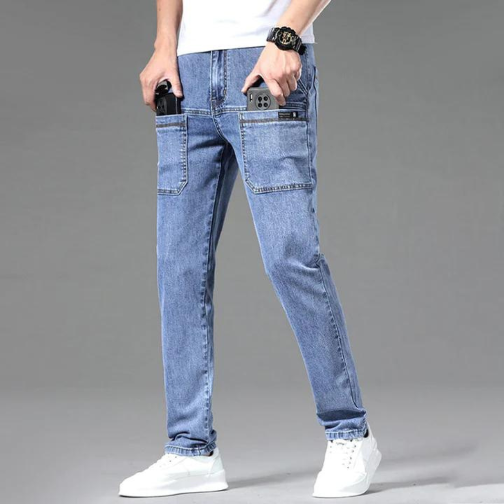 Tibor | Versatile multi-pocket jeans for men