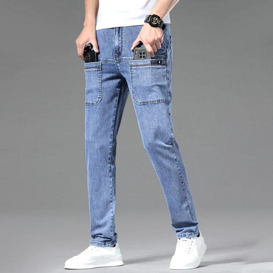 Tibor | Versatile multi-pocket jeans for men