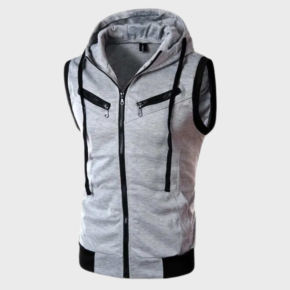 Launo | Comfortable Sleeveless Hoodie for Active Lifestyle